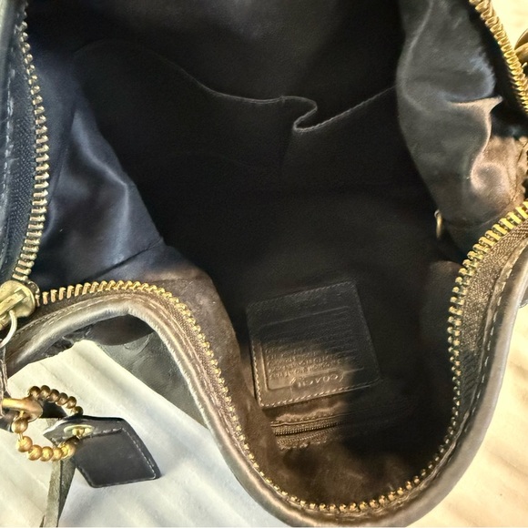 COACH BLEECKER SIGNATURE BLACK JACQUARD Y2K DUFFLE BUCKET SHOULDER HANDBAG 11438 - Picture 9 of 9